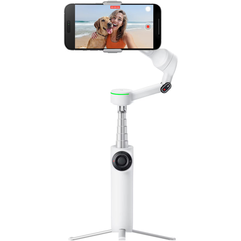 Stabilizator Mobi Insta360 Flow 2 Pro Standard Stone White - iSTYLE RO