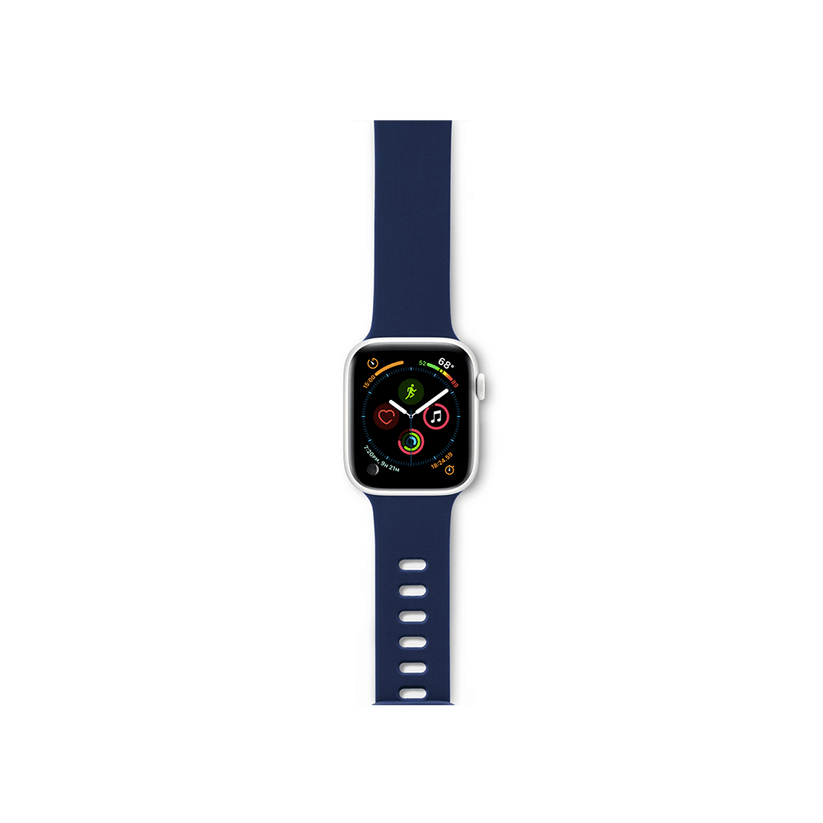 Curea Epico pentru Apple Watch 42/44/45mm Silicon Albastru - iSTYLE RO