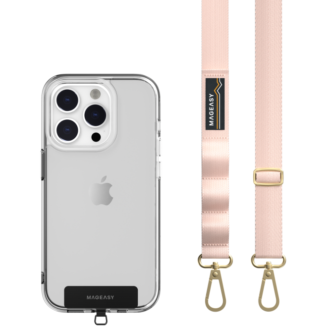 Curea SwitchEasy MAGEASY 20mm + strap card Roz - iSTYLE RO