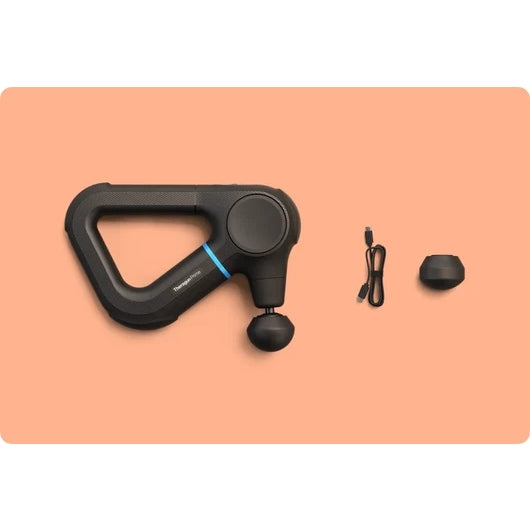 Aparat de masaj cu vibratie Therabody Theragun Prime G6, 5 trepte viteza, 2 capete masaj, Bluetooth, Negru