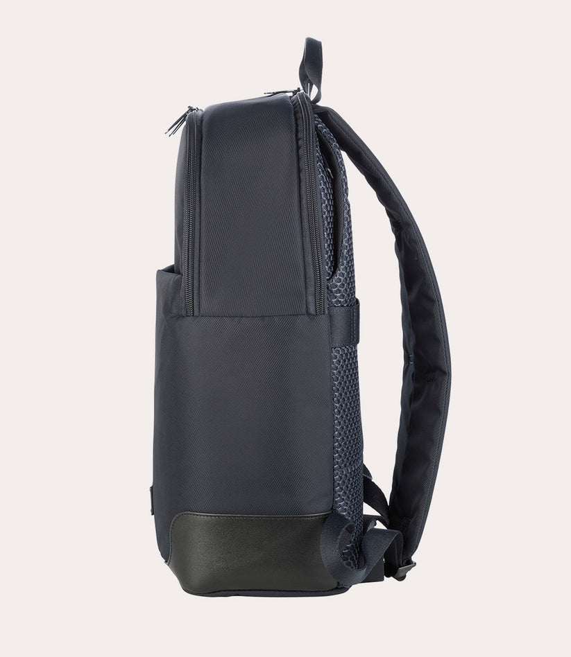 Rucsac Tucano cu elemente de piele, 16", Bleumarin/Negru - iSTYLE RO