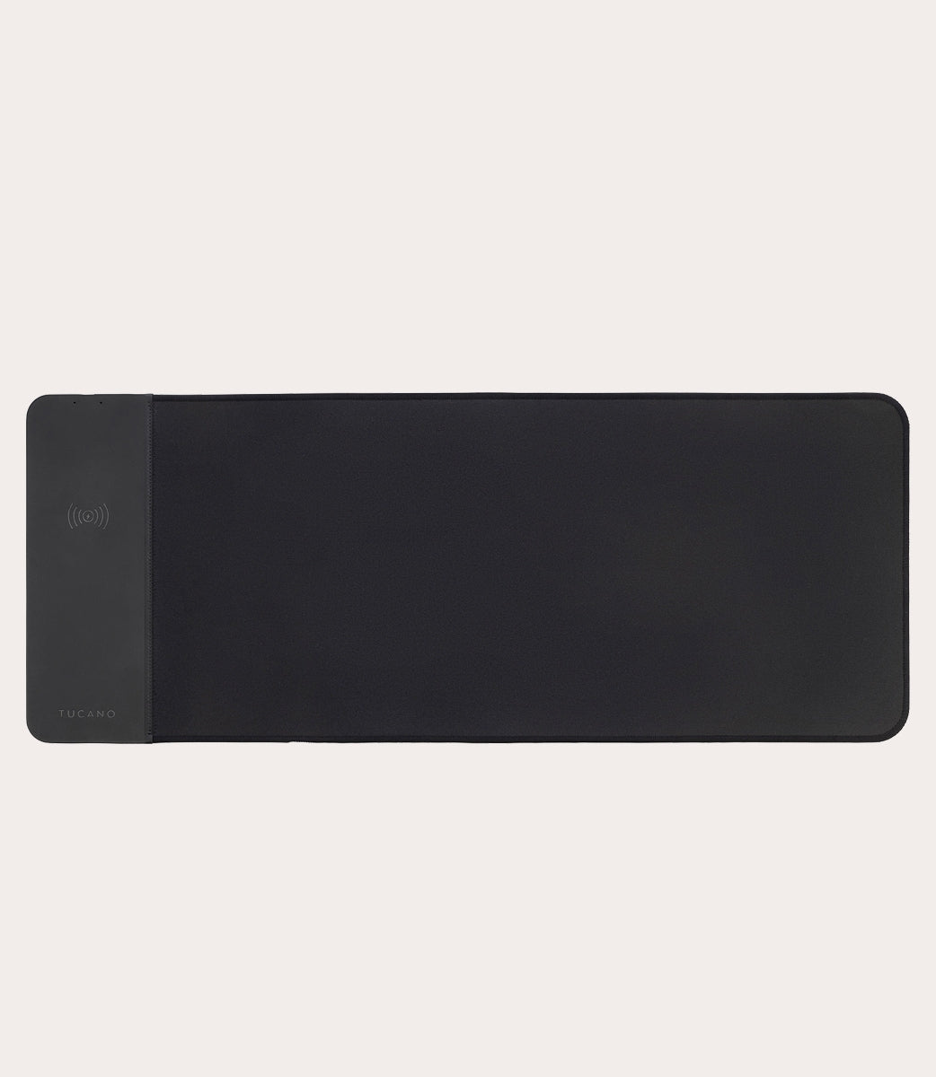 Mousepad Tucano cu incarcator wireless integrat, Negru - iSTYLE RO