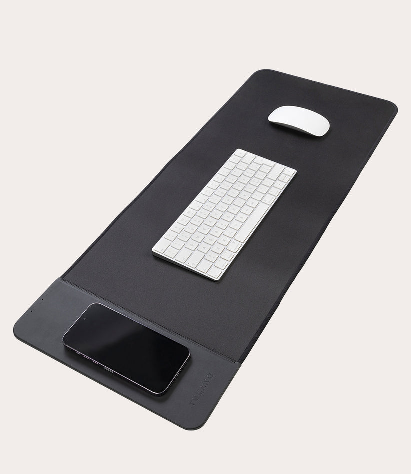 Mousepad Tucano cu incarcator wireless integrat, Negru - iSTYLE RO