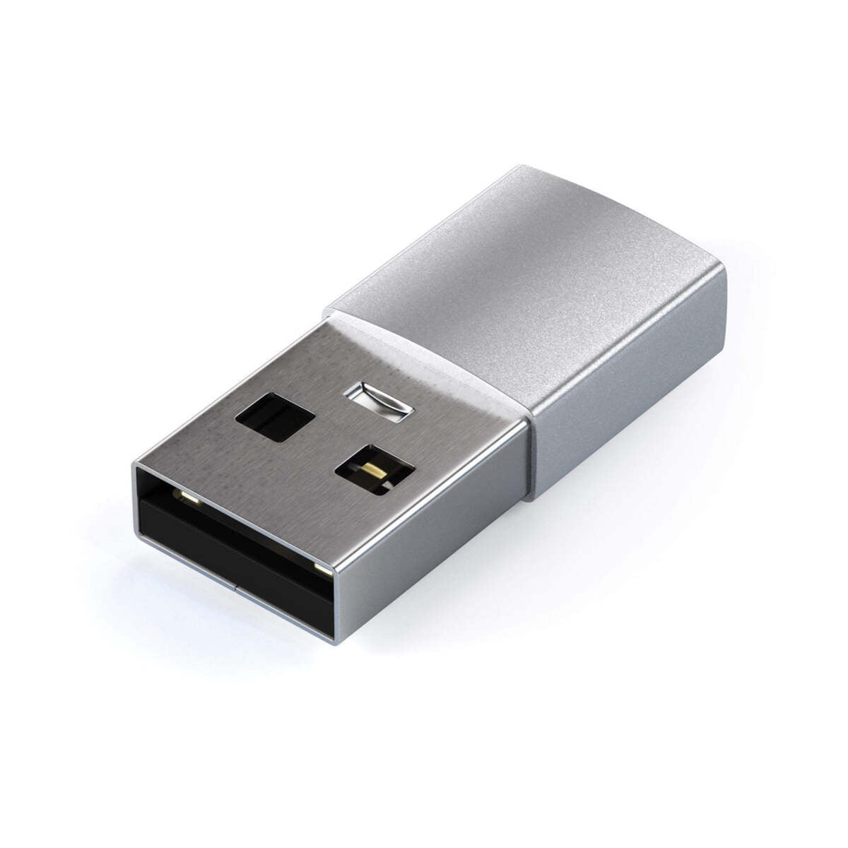 Adaptor Satechi din aluminiu USB-A la USB-C, Argintiu - iSTYLE RO