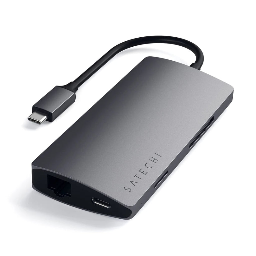 Docking station Satechi Aluminum TYPE-C Multi-Port, Space Grey - iSTYLE RO