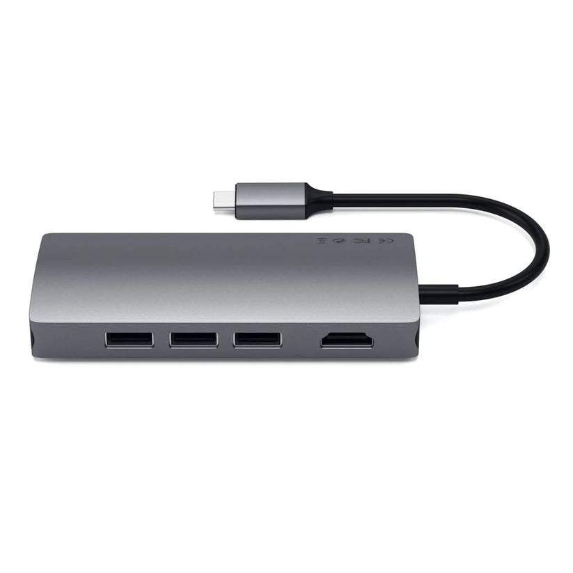 Docking station Satechi Aluminum TYPE-C Multi-Port, Space Grey - iSTYLE RO