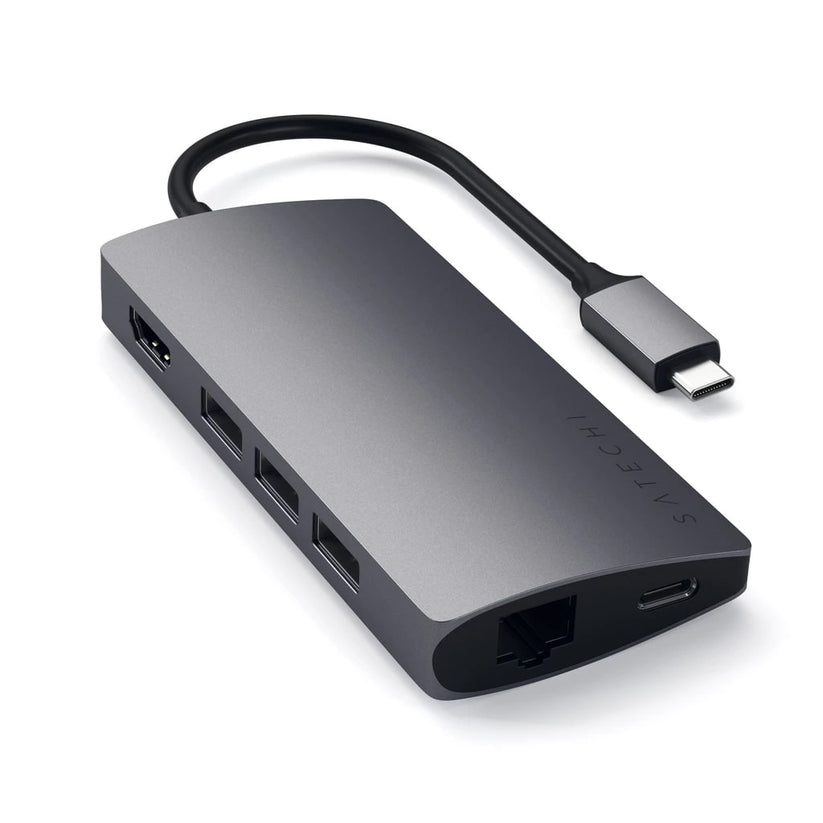 Docking station Satechi Aluminum TYPE-C Multi-Port, Space Grey - iSTYLE RO