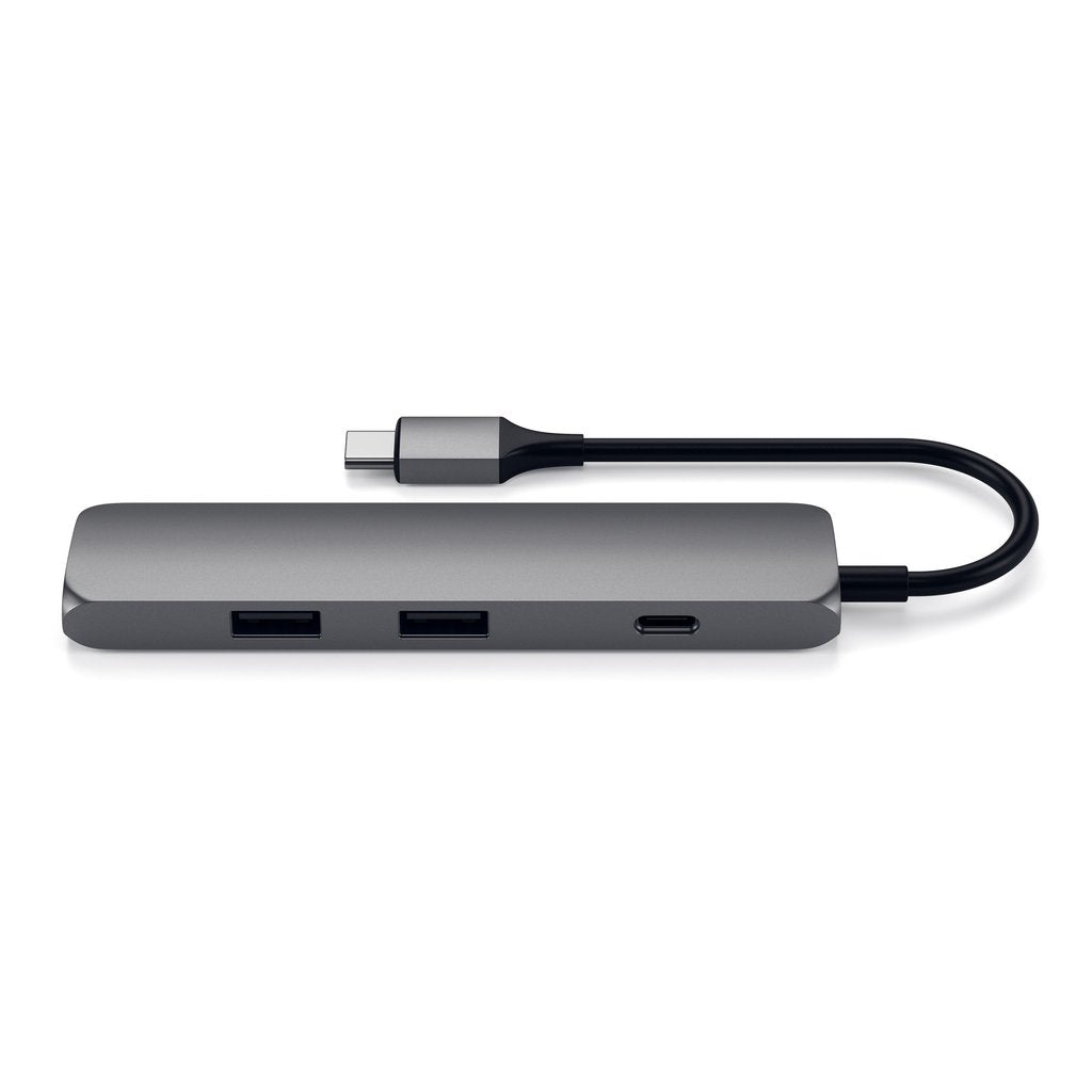 Adaptor Satechi Type-C MultiPort Adapter Slim (Space Gray) - iSTYLE RO