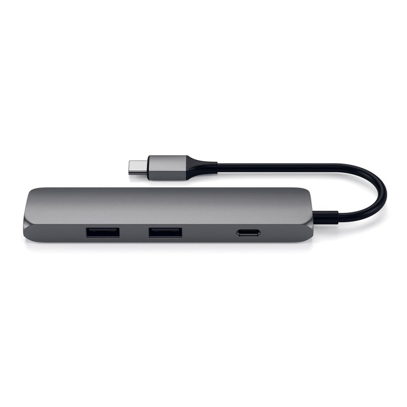 Adaptor Satechi Type-C MultiPort Adapter Slim (Space Gray) - iSTYLE RO