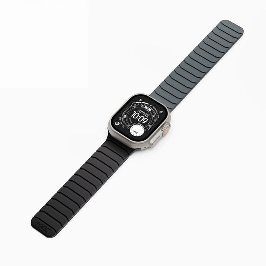 Curea NOA Magnetic Switch Band pentru Apple Watch 46-49mm | Negru-Gri