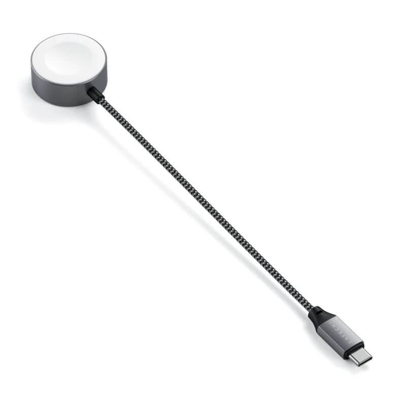 Cablu de date Satechi USB-C Magnetic Braided Charging Cable pentru Apple Watch 20cm - iSTYLE RO