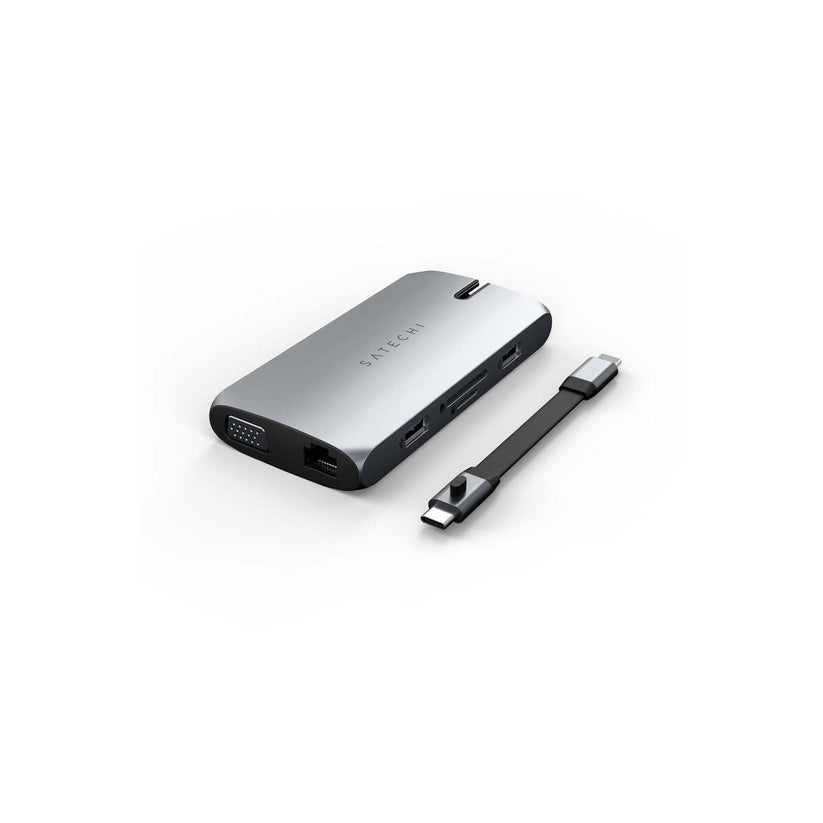 Adaptor multiport Satechi USB-C on-the-go, Space Grey - iSTYLE RO