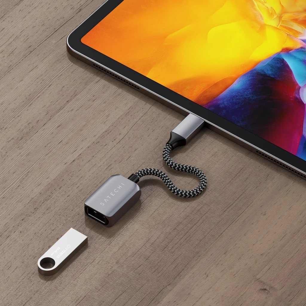 Adaptor Satechi USB-C la USB 3.0 Adapter - Space Grey - iSTYLE RO