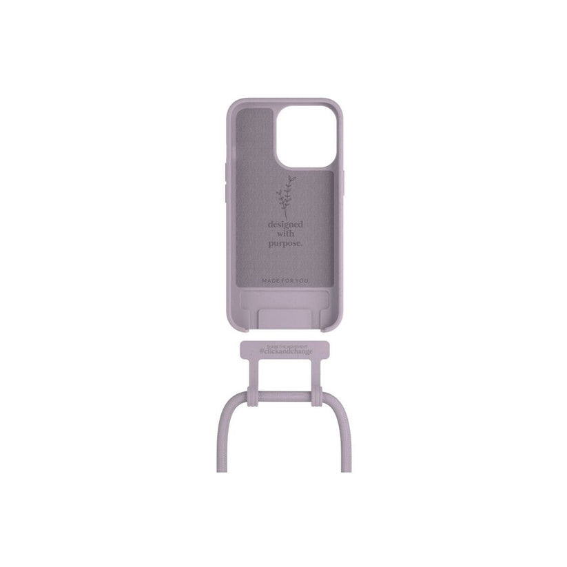Husa de protectie Woodcessories Change Case pentru iPhone 14 Pro, Liliac - iSTYLE RO