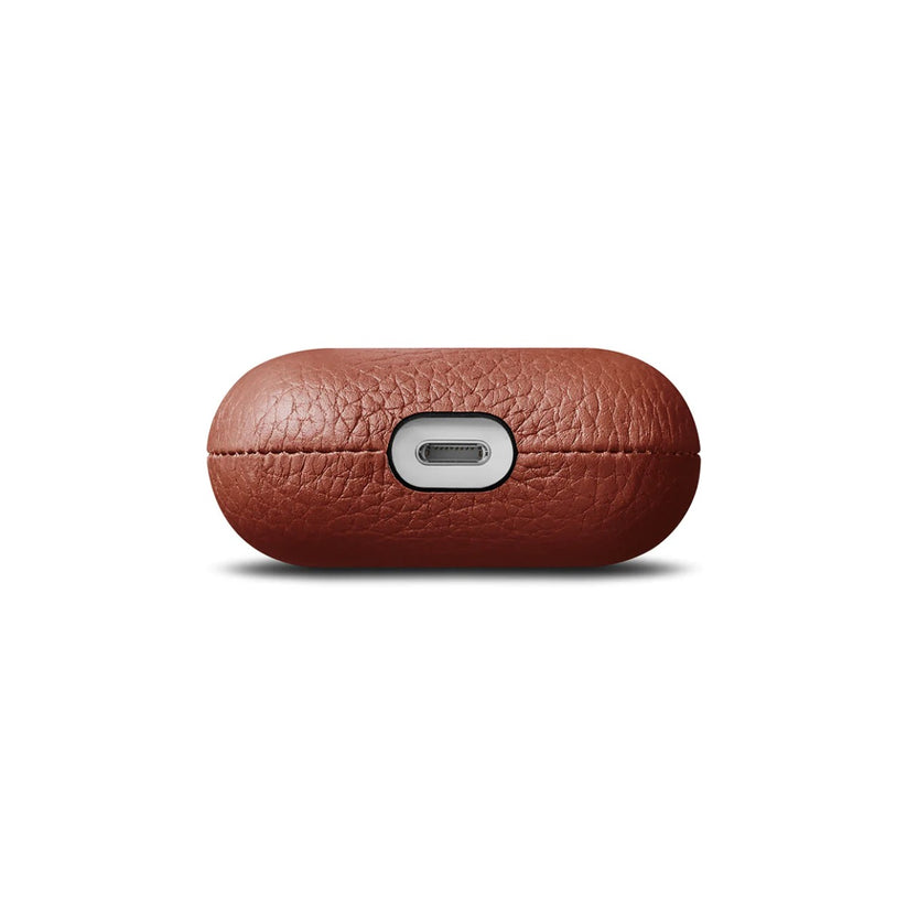 Husa de protectie Woolnut pentru AirPods (gen.3), Piele, Maro - iSTYLE RO