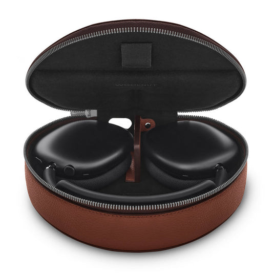 Husa de protectie Woolnut pentru AirPods Max, Piele, Cognac - iSTYLE RO