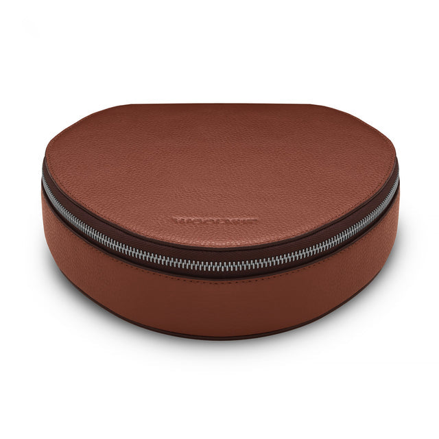 Husa de protectie Woolnut pentru AirPods Max, Piele, Cognac - iSTYLE RO