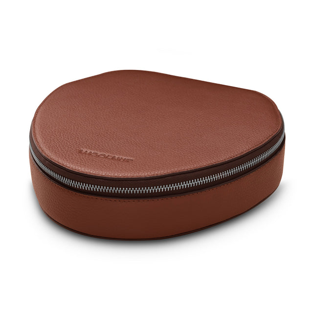 Husa de protectie Woolnut pentru AirPods Max, Piele, Cognac - iSTYLE RO