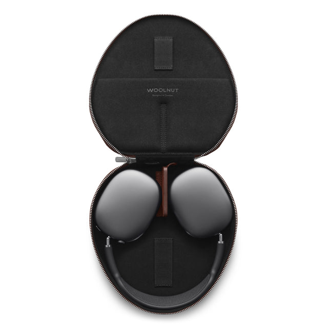 Husa de protectie Woolnut pentru AirPods Max, Piele, Cognac - iSTYLE RO