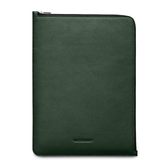 Husa de protectie Woolnut Folio pentru MacBook Pro (13" si 14"), MacBook Air 13", Piele, Verde - iSTYLE RO