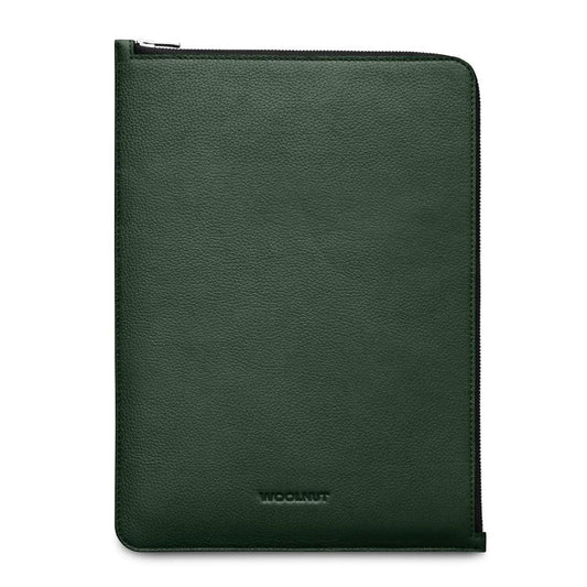 Husa de protectie Woolnut Folio pentru MacBook Pro (13" si 14"), MacBook Air 13", Piele, Verde - iSTYLE RO