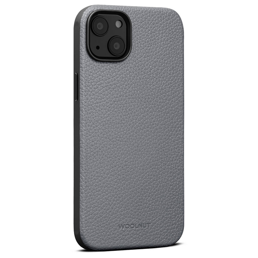 Husa de protectie Woolnut pentru iPhone 14 Plus, Piele, Gri - iSTYLE RO