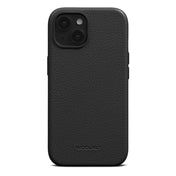 Husa de protectie Woolnut cu MagSafe pentru iPhone 15, Piele, Negru - iSTYLE RO