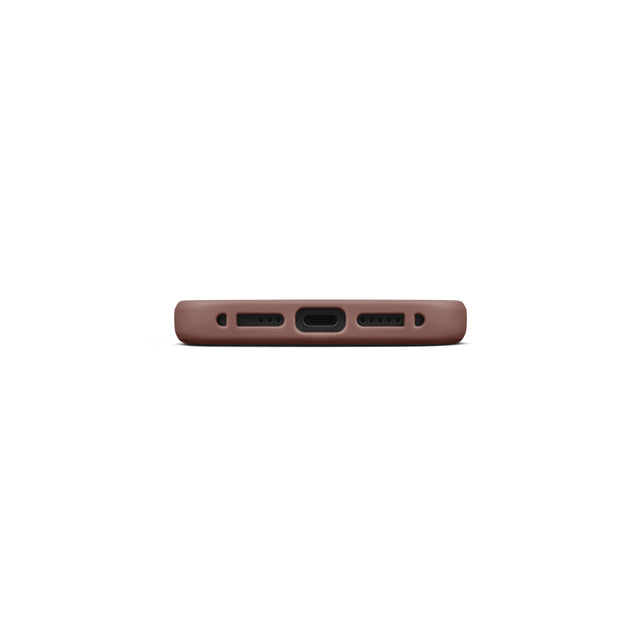 Husa de protectie Woolnut cu MagSafe pentru iPhone 15 Plus, Piele, Cognac - iSTYLE RO