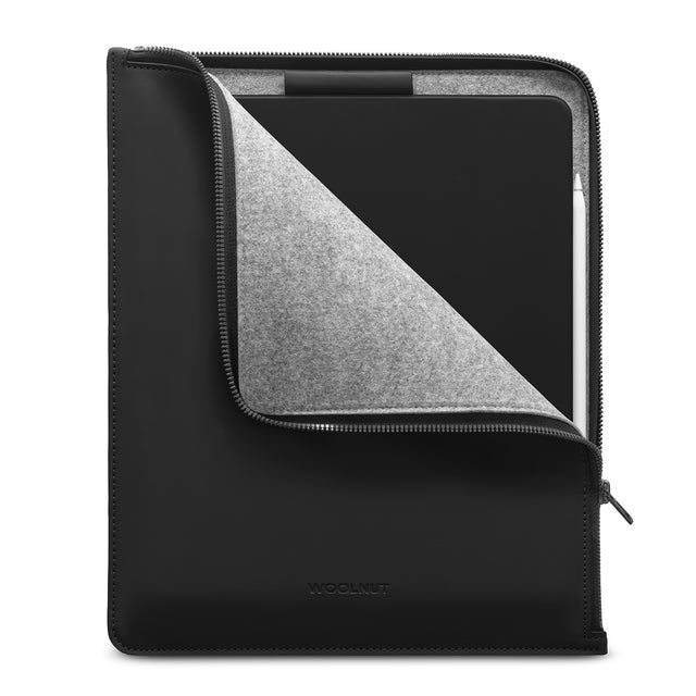 Husa de protectie Woolnut Folio pentru iPad Pro & Air 13", Negru - iSTYLE RO