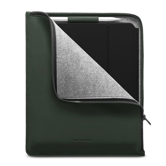 Husa de protectie Woolnut Folio pentru iPad Pro & Air 13", Verde - iSTYLE RO