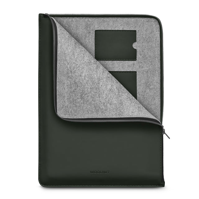 Husa de protectie Woolnut Coated pentru MacBook Pro 16", Verde - iSTYLE RO