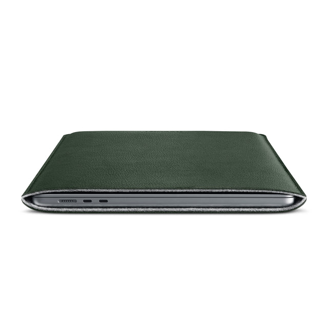 Husa de protectie Woolnut pentru MacBook Air 15", Piele, Verde - iSTYLE RO