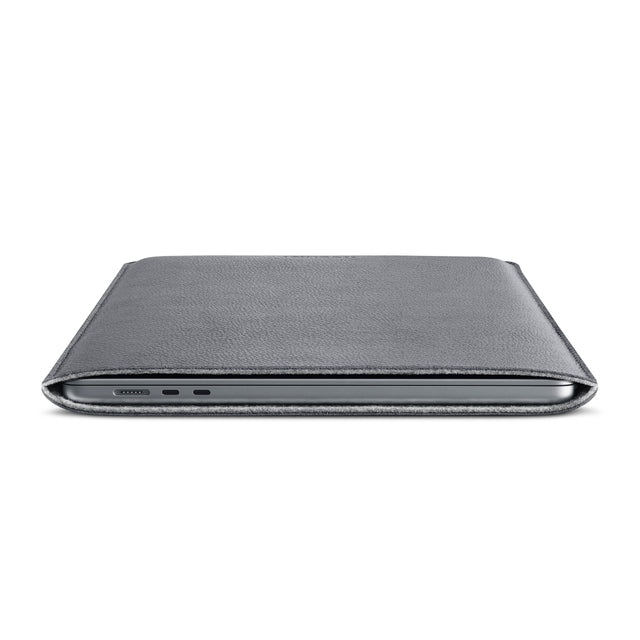 Husa de protectie Woolnut pentru MacBook Air 15", Piele, Gri - iSTYLE RO