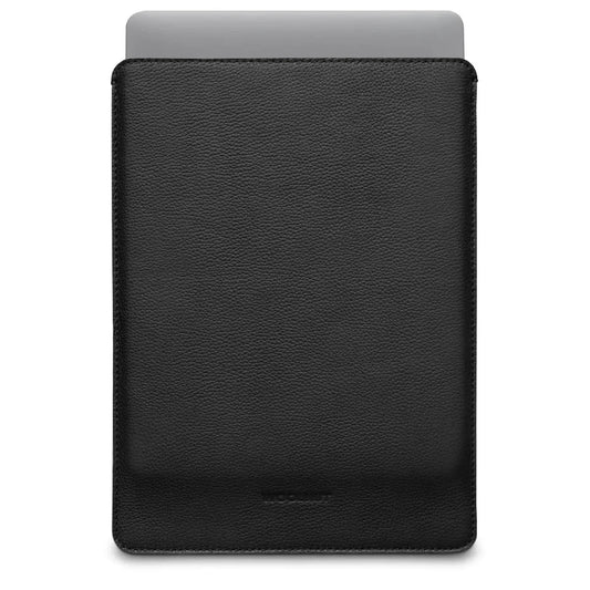 Husa de protectie Woolnut Sleeve pentru MacBook Pro 14", Piele, Negru - iSTYLE RO
