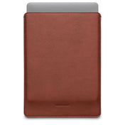 Husa de protectie Woolnut Sleeve pentru MacBook Pro 16", Piele, Cognac - iSTYLE RO