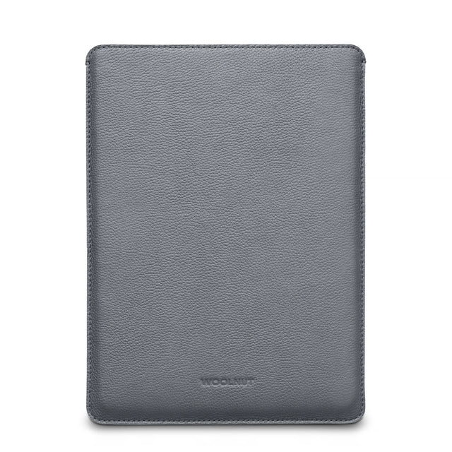 Husa de protectie Woolnut Sleeve pentru MacBook Pro 14", Piele, Gri - iSTYLE RO