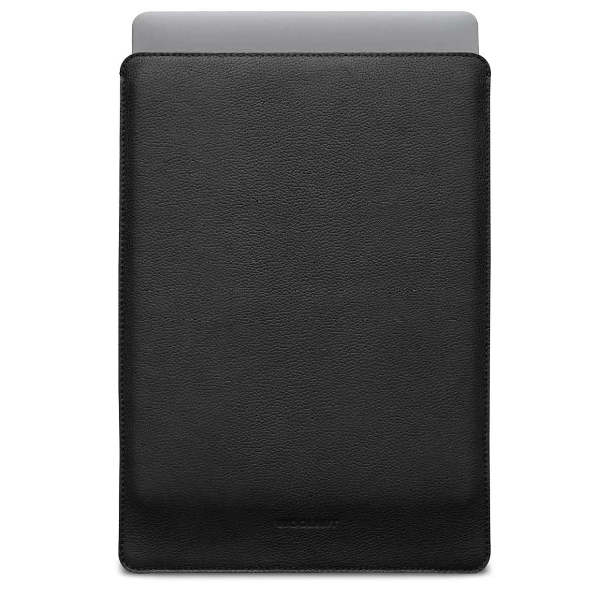 Husa de protectie Woolnut Sleeve pentru MacBook Pro 16", Piele, Negru - iSTYLE RO