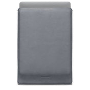 Husa de protectie Woolnut Sleeve pentru MacBook Pro 16", Piele, Gri - iSTYLE RO