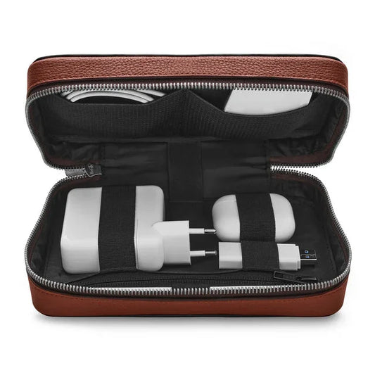 Geanta Woolnut pentru accesorii, Cognac - iSTYLE RO