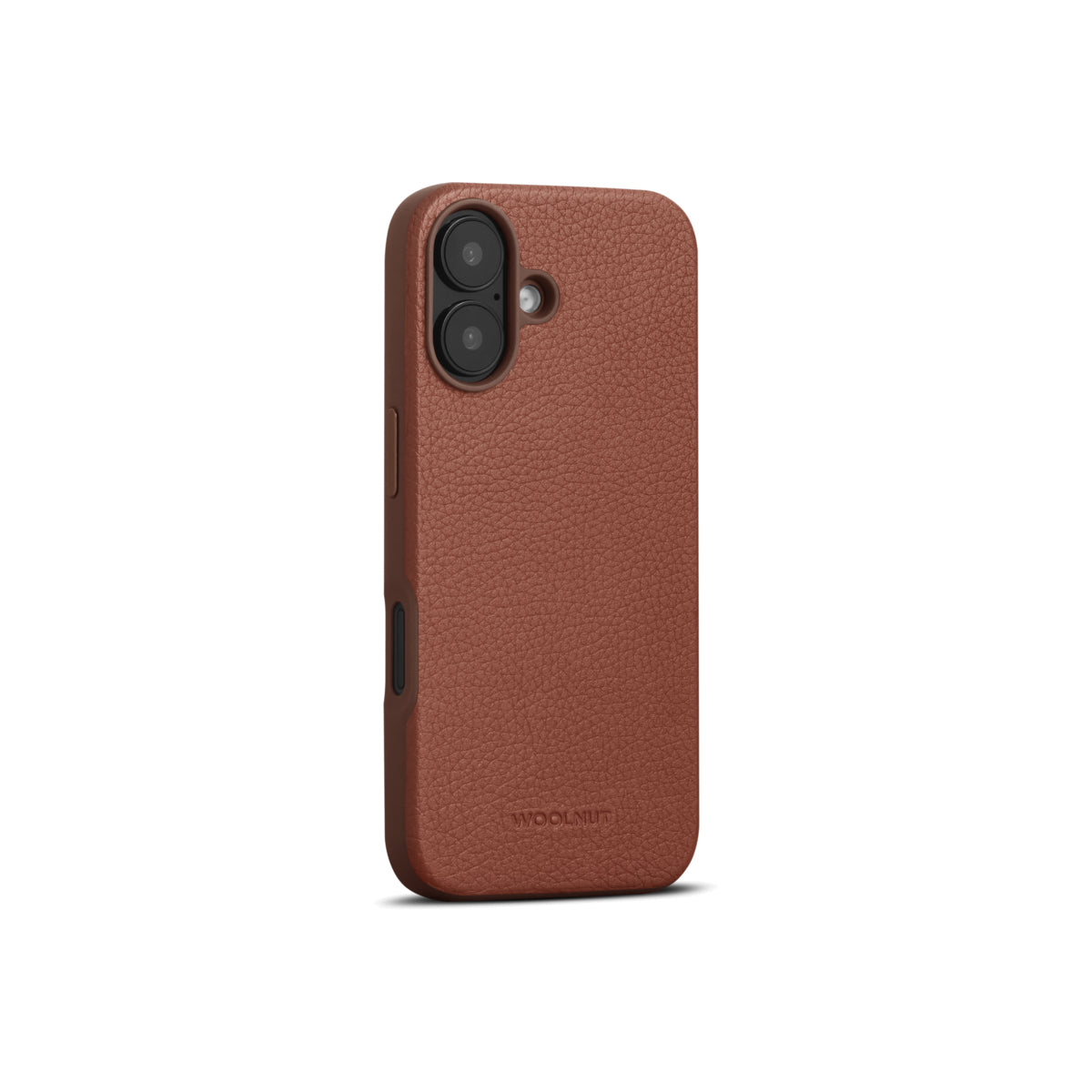 Husa de protectie Woolnut din piele pentru iPhone 16, Maro - iSTYLE RO