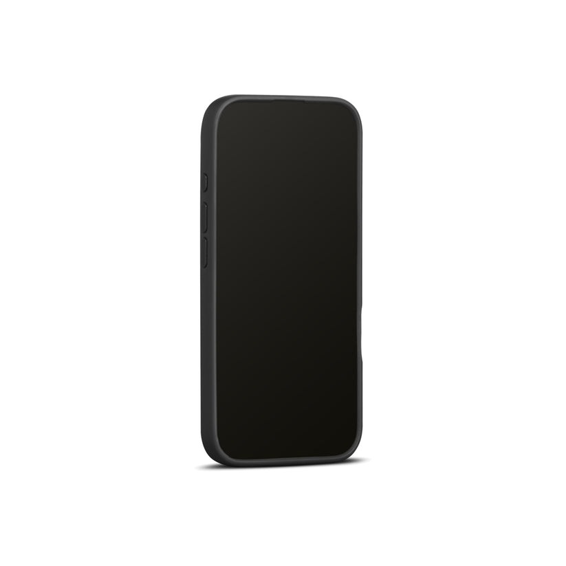 Husa de protectie Woolnut din piele pentru iPhone 16 Pro, Negru - iSTYLE RO