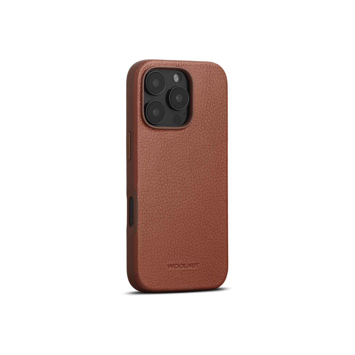 Husa de protectie Woolnut din piele pentru iPhone 16 Pro, Maro - iSTYLE RO