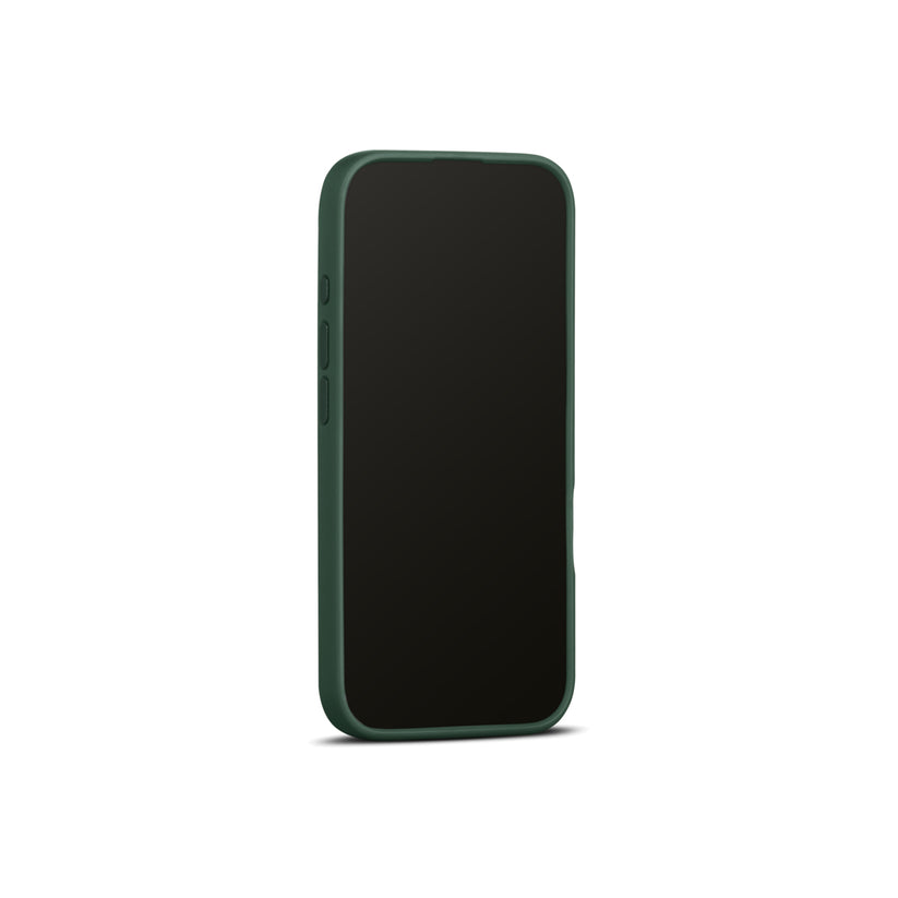 Husa de protectie Woolnut din piele pentru iPhone 16 Pro, Verde - iSTYLE RO