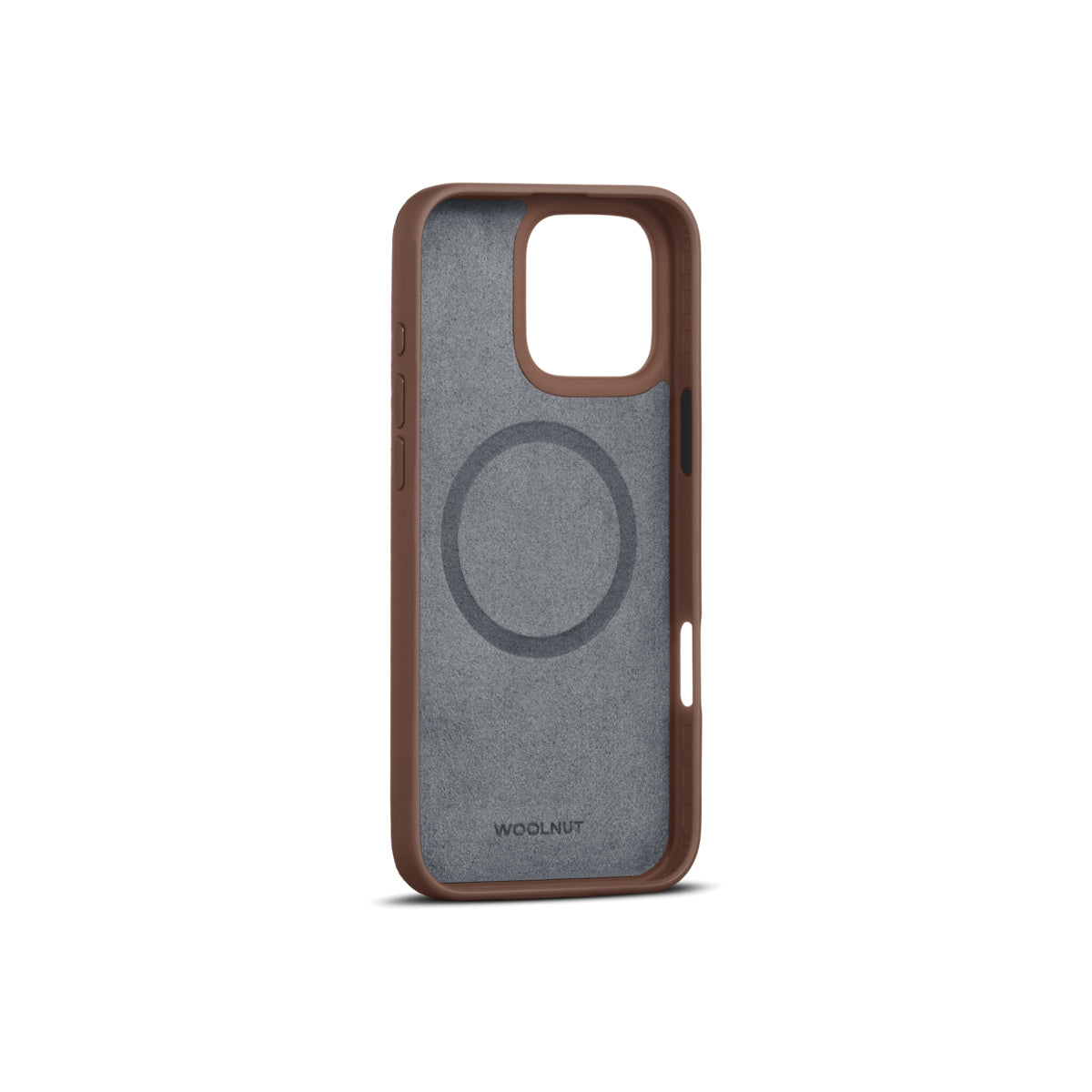 Husa de protectie Woolnut din piele pentru iPhone 16 Pro Max, Maro - iSTYLE RO
