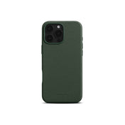 Husa de protectie Woolnut din piele pentru iPhone 16 Pro Max, Verde - iSTYLE RO