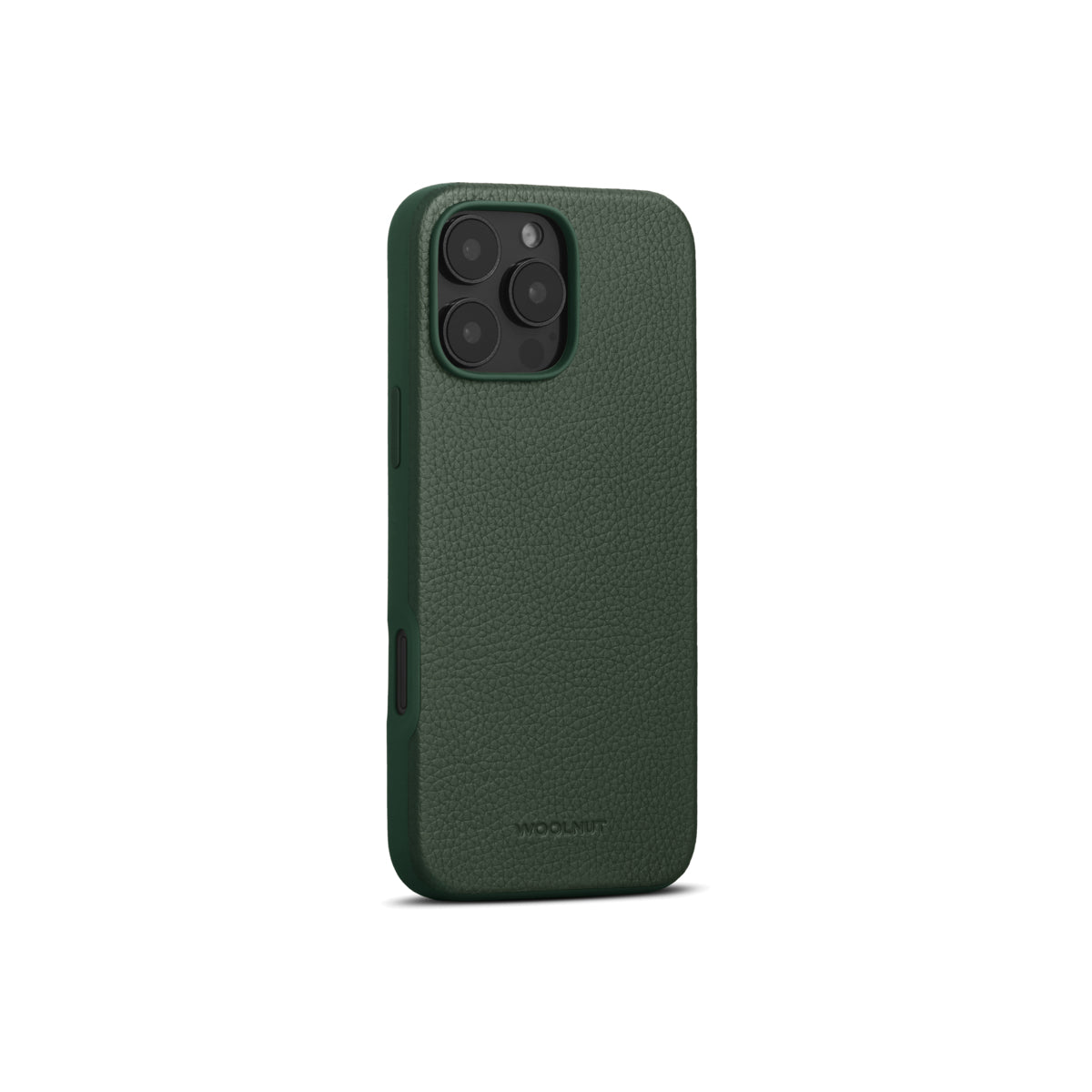 Husa de protectie Woolnut din piele pentru iPhone 16 Pro Max, Verde - iSTYLE RO