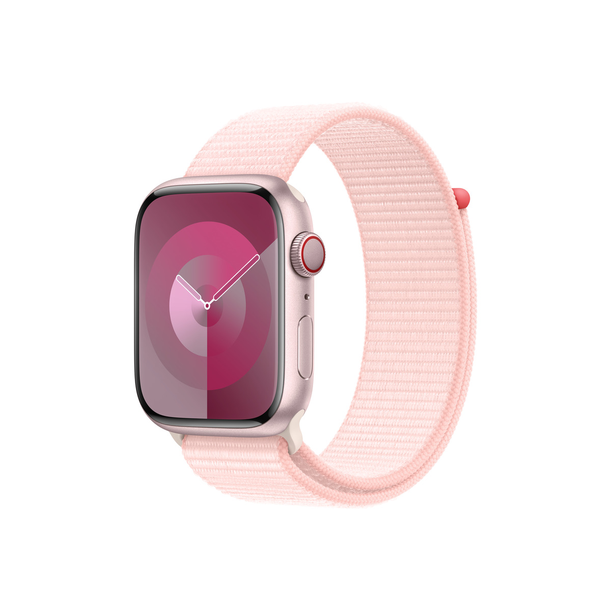 Apple Watch 9 GPS Cellular 45mm Pink Aluminium Case Light Pi iSTYLE.ro