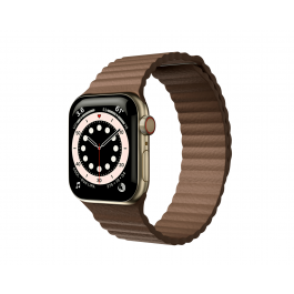 Curea Next One Leather Loop pentru Apple Watch 42-44mm, Maro