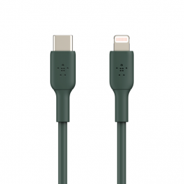 Cablu de date Belkin USB-C la Lightning, 1m, Verde