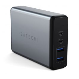 Adaptor priza Satechi 108W TYPE-C MultiPort Travel Charger (1x USB-C PD,2x USB3.0,1xQualcomm 3.0) - Space Gray